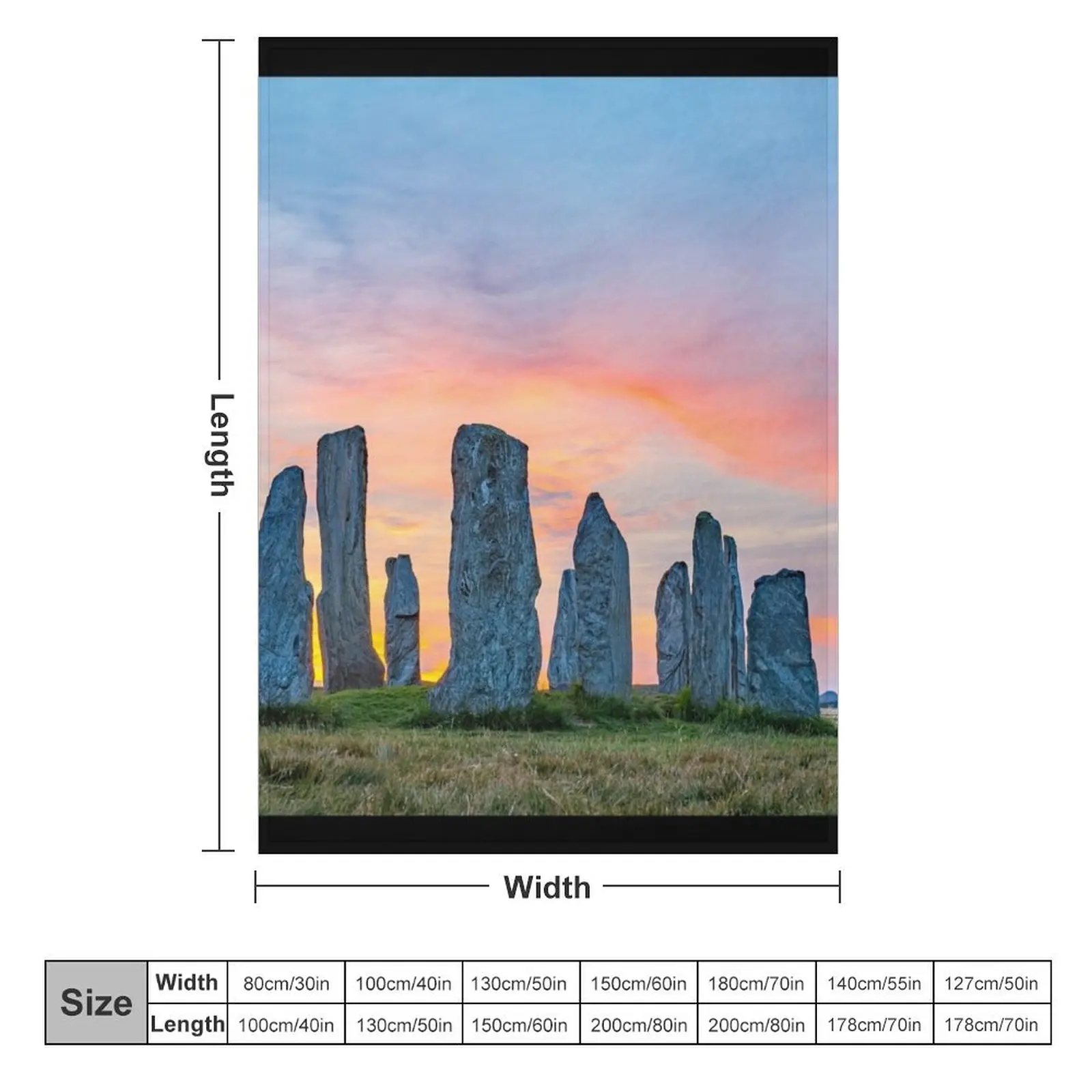 Стоячие камни Callanish внешнее одеяло для невесты одеяла спального мешка