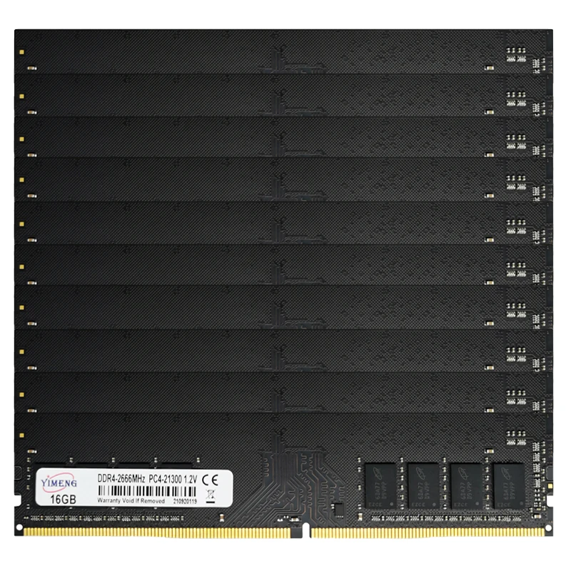 40 قطعة DDR4 4GB 8GB ذاكرة عشوائيّة للحاسوب المكتبي 2133 2400MHz 2666MHz PC4 19200 21300U 288 دبابيس 1.2V غير ECC UDIMM Ddr4 RAM