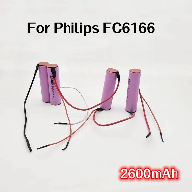 

2600mAh For Philips FC6166 Vacuum cleaner battery Newly upgraded accessories for perfect compatibility