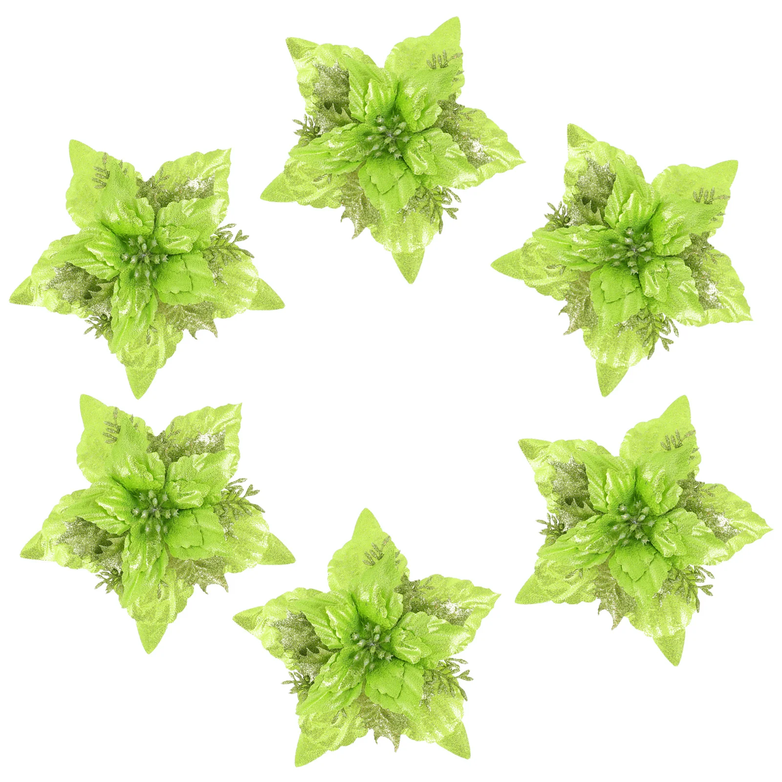 

6 Pcs Outdoor Wedding Decor Decorative Artificial Flowers Xmas Ornament Party Prop Decoration Christmas Decors