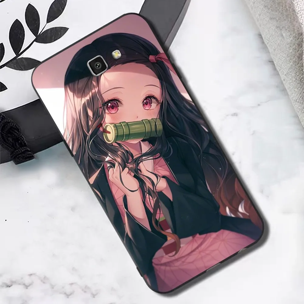 Nezuko Demon Slayer коллаж чехол для телефона Samsung J 7 plus 7core J7 neo J6 prime J4 J5 Mobile Cover