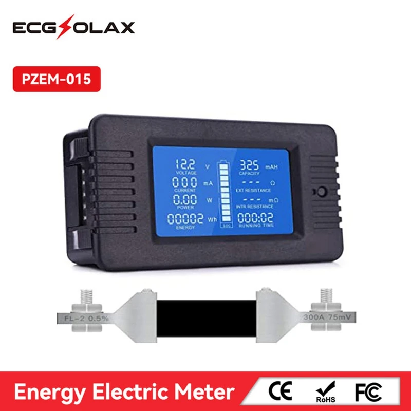 

Цифровой мультиметр ECGSOLAX pзем 100A 300A 9 в 1 с ЖК-дисплеем