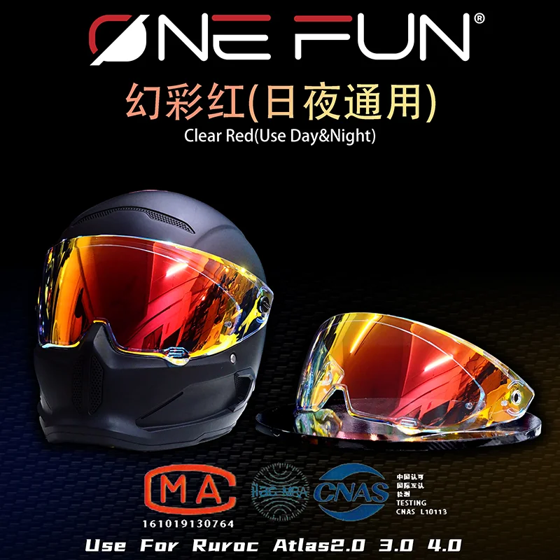 Сменный козырек для мотоциклетного шлема RUROC ATLAS 3 0 4