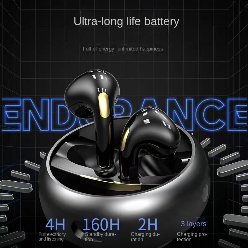 

Новинка 2023, наушники KM89 с Bluetooth, настоящая Беспроводная Bluetooth-гарнитура, музыкальная игра, шумоподавление, металлические наушники с поворото...