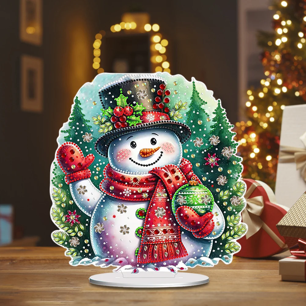 Рождественский дом Алмазная картина Настольные украшения Набор 5D DIY Алмазное