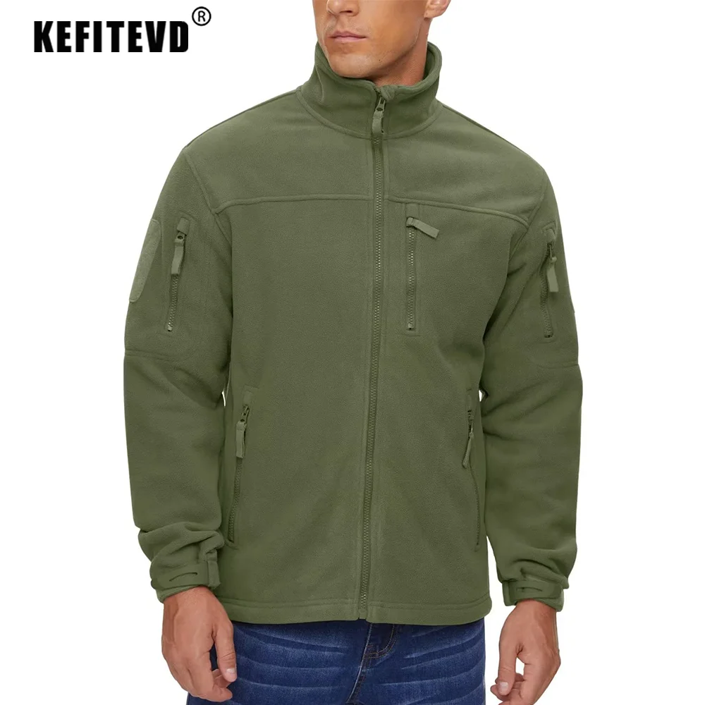 Мужская тактическая флисовая куртка KEFITEVD |