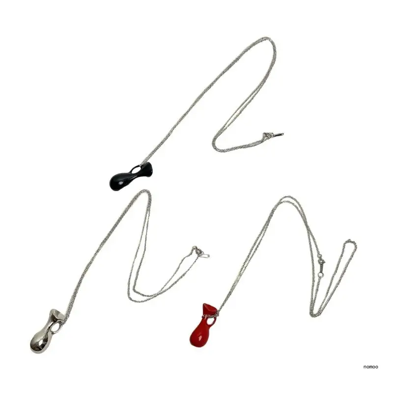 Модная цепочка для свитера с привлекательной подвеской в ​​виде бутылки водой