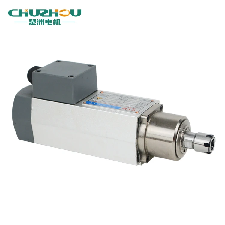 

0.75kw 220v 380v Spindle Motor Air Cooling 12000rpm Er16 IP54 300hz Engraving Wood New Design Cnc Lathe Machine Tool