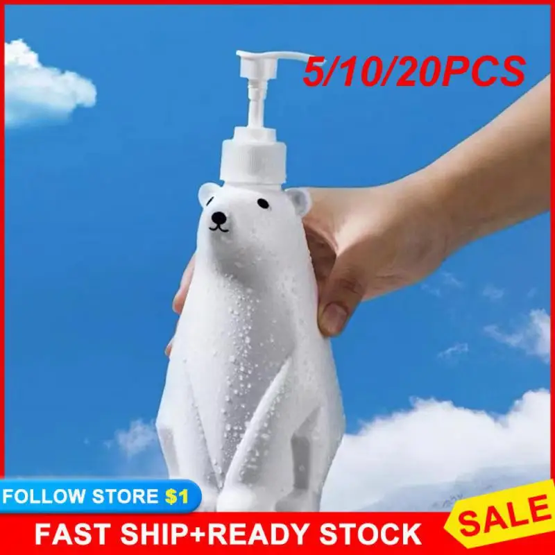 

5/10/20PCS Disinfector Replacement Bottle Press On Pump Head For Smooth Fluid Output Odorless Laundry Liquid Storage Bottle