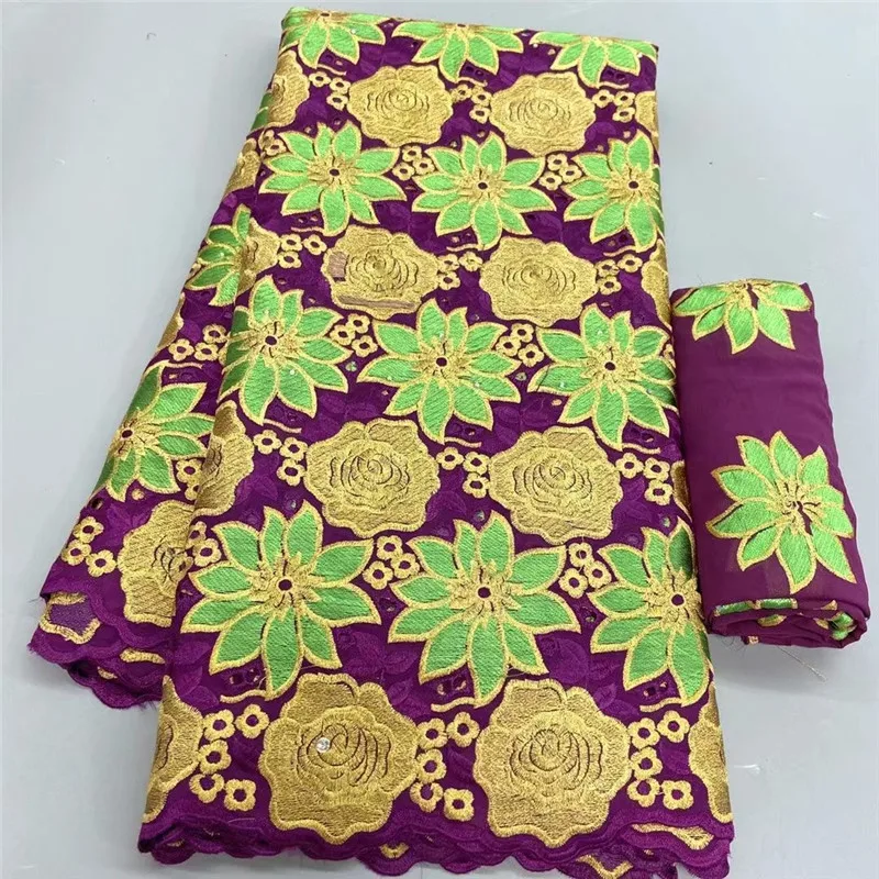 

5 + 2 ярда, швейцарская кружевная ткань, Дубай, тяжелая вышивка бисером, африканские кружевные ткани 100% хлопковое кружево «швейцарская вуаль» в Швейцарии 3L2201