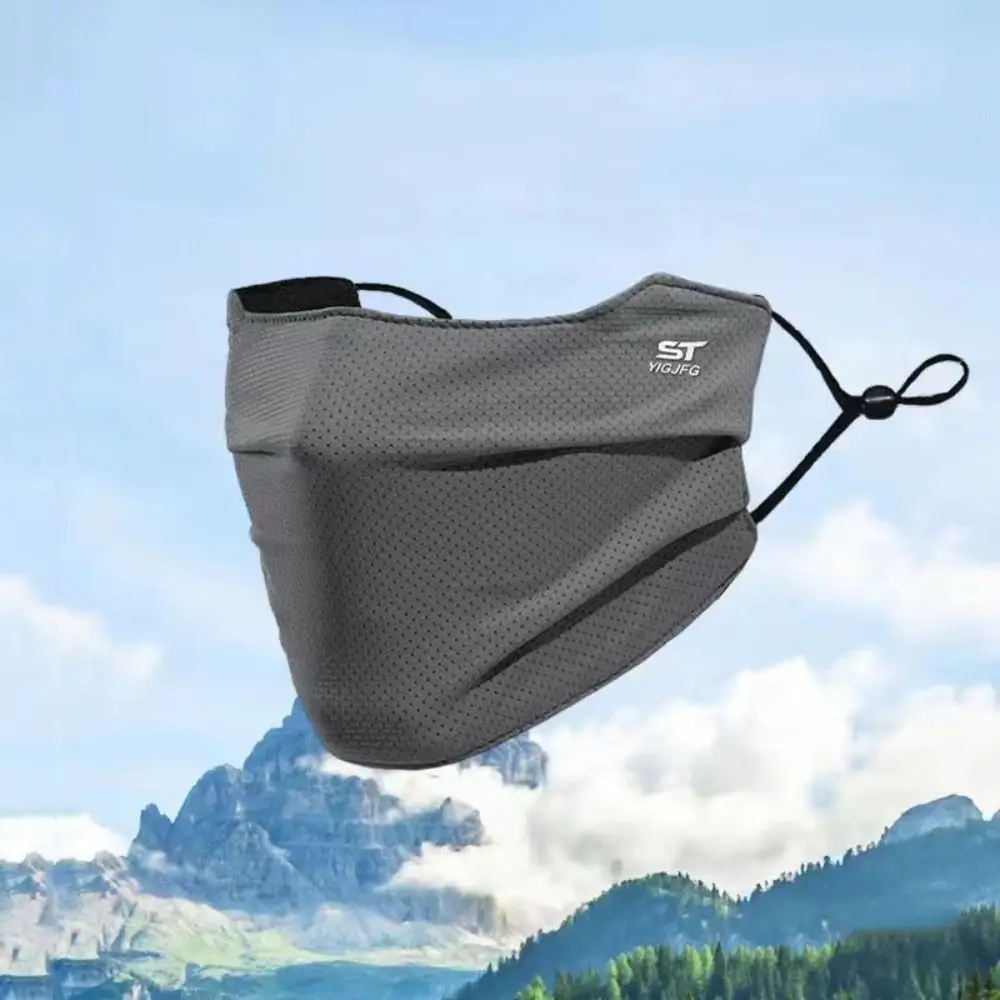 Дышащая сетчатая маска для лица мужчин и женщин из вискозы езды на велосипеде