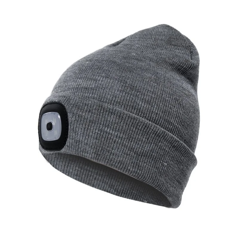 

Cycling Warm Hat LED Luminous Beanie with Charging Wireless Smart Hat Winter Warmth Men's Beanie Women's Winter Accessories
