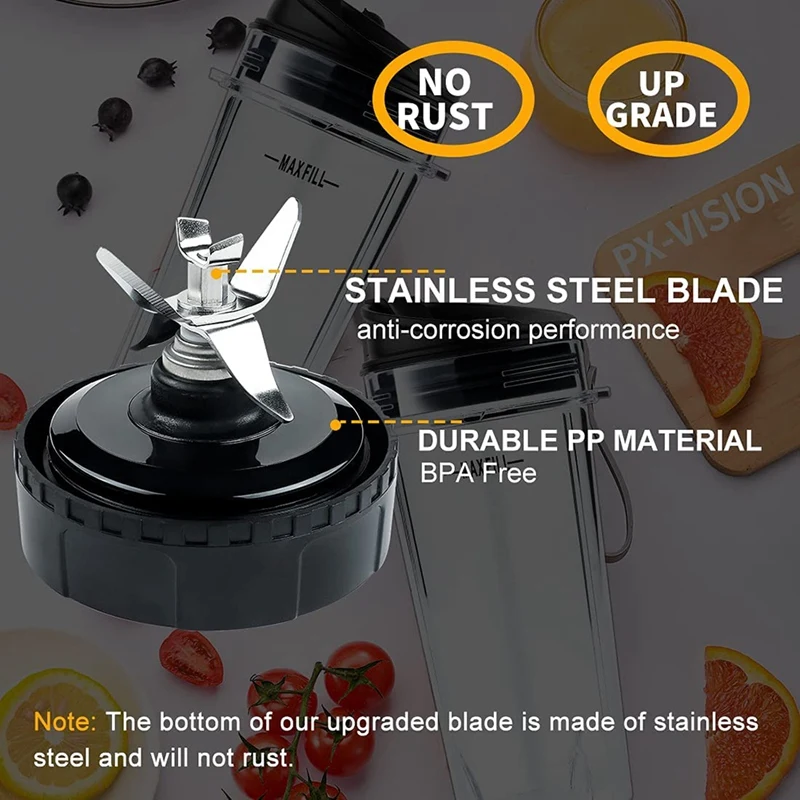 Запасные части для блендера Nutri Ninja BL770 BL780 BL660 с 6 лезвиями 16 унций