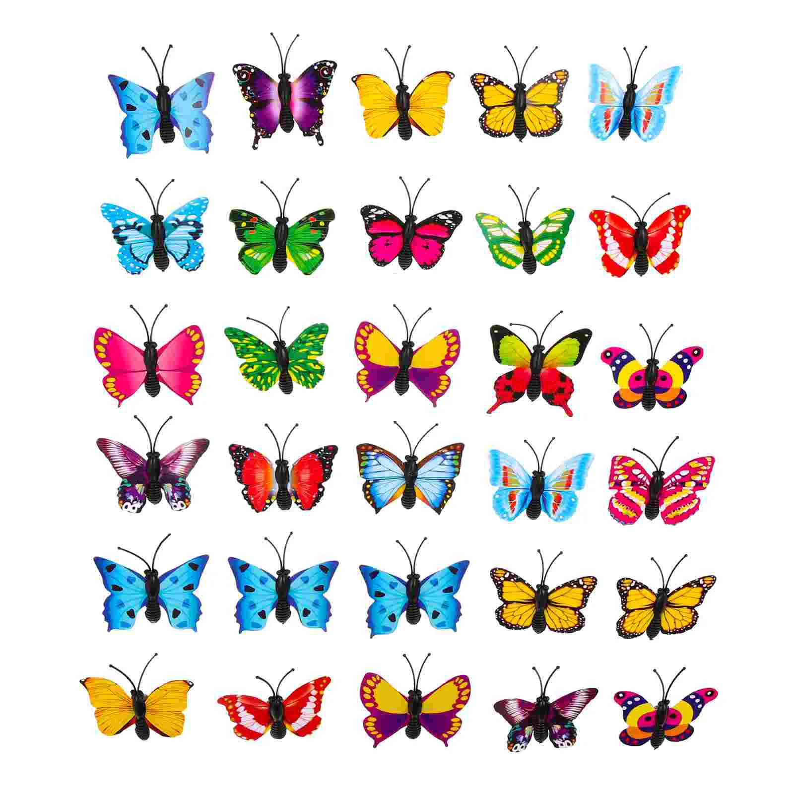 

30Pcs Butterflies Thumbtacks Thumb Tacks Decorative Thumb Tacks Cork Board Push Pin for Office Cork Board Bulletin Board Photo
