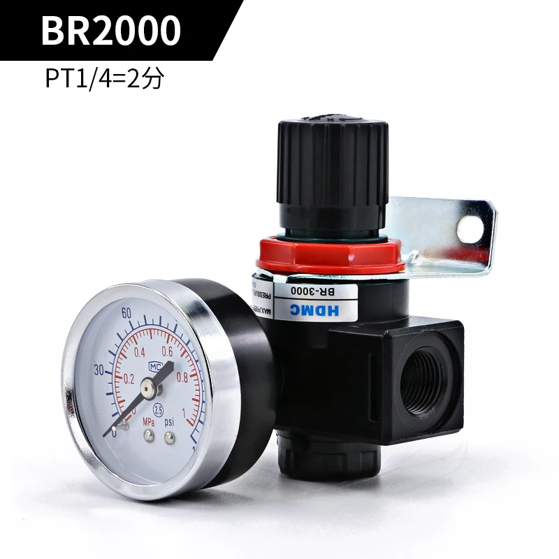 Пневматический регулирующий клапан давления Br2000 компрессионный воздушный