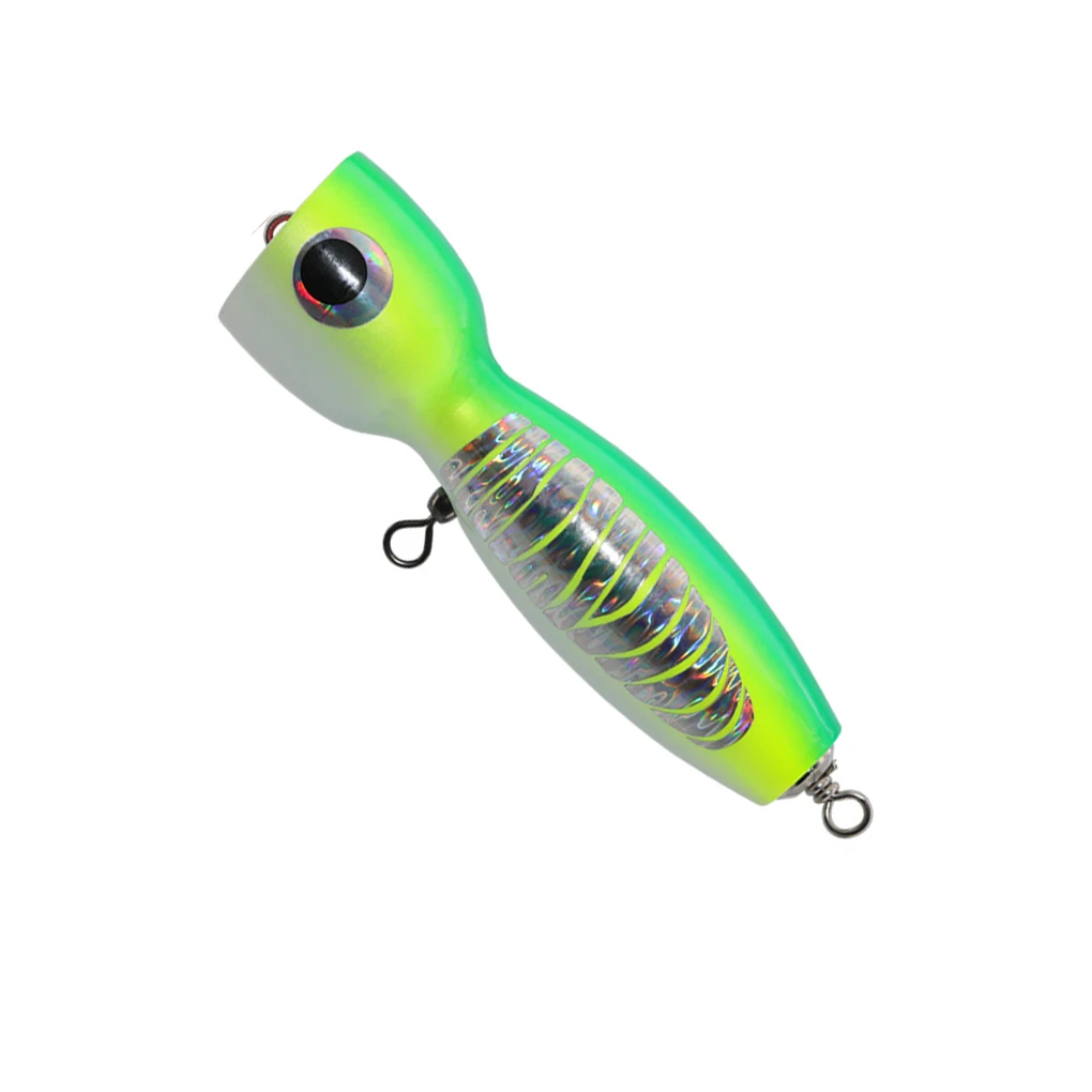 

Fishing Bait Popper Artificial Simulation Fish Lure Lifelike Portable Sport Goods Coral Yellow Bonito Swordfish Type
