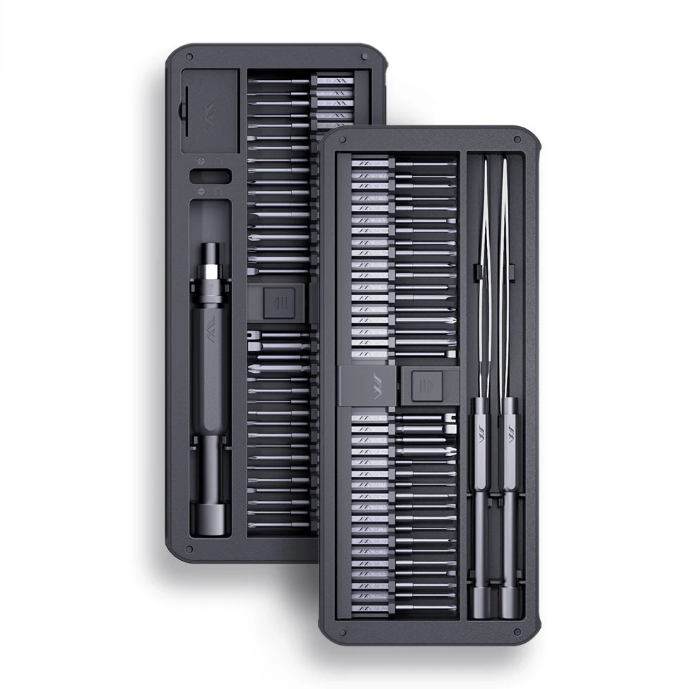 

JM-GNT80 80 In 1 Precision Screwdrivers Multi-used DIY household Repair Screw Driver 72PC S2 Alloy Steel Bits With 2 Rods