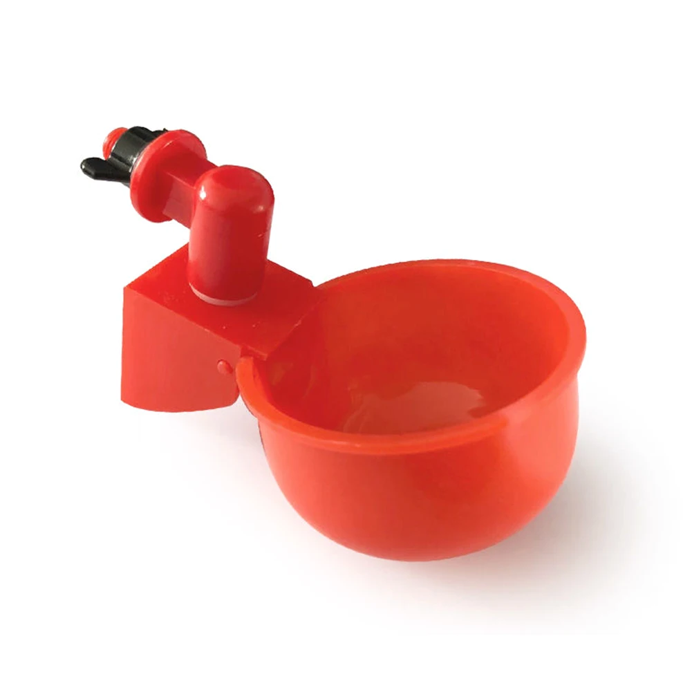 

6Pcs Chicken Waterer Cups Automatic Leak-Proof Chicken Water Feeder Poultry Drinking Cup Bowl for Chicks Ducks Turkeys Birds