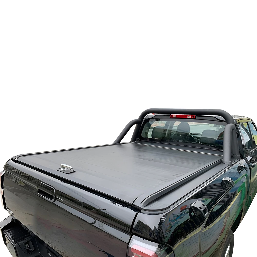 

Car Accessories 4x4 Retractable pickup truck bed lid cover manual roller tonneau with lock for F150