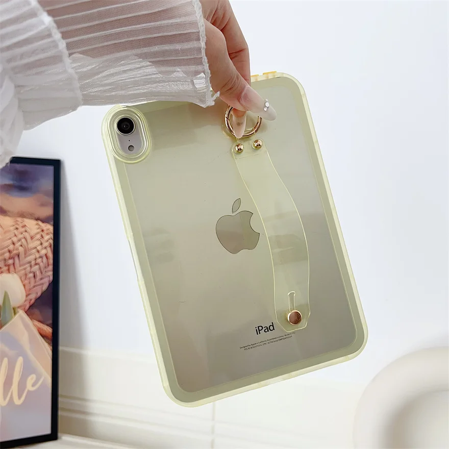 Чехол для iPad Mini 6 8 3 дюйма противоударная задняя крышка из ТПУ защитный ремешок на