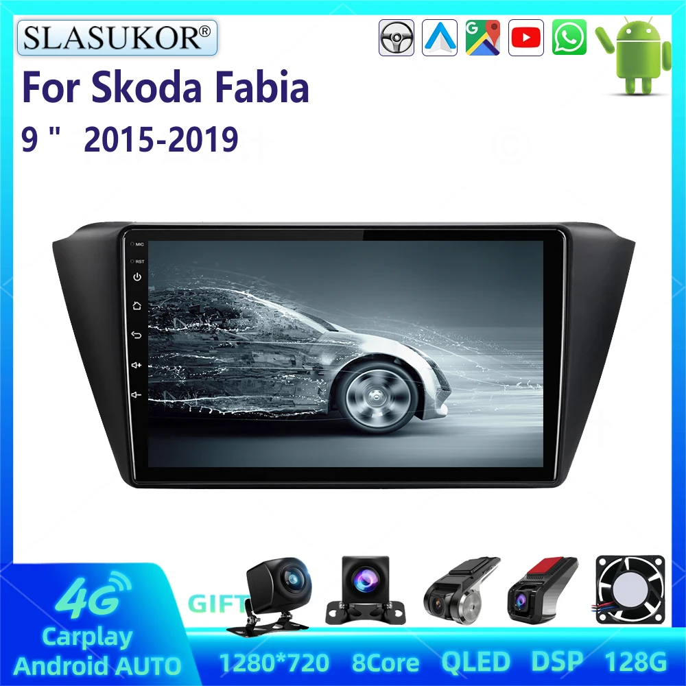 9 Inch For Skoda Fabia 2015-2019 Android Car Radio Multimedia Video Player Car Audio Stereo Player Navigation System 9 Inch For Skoda Fabia 2015-2019 Android Car Radio Multimedia Video Player Car Audio Stereo Player Navigation System