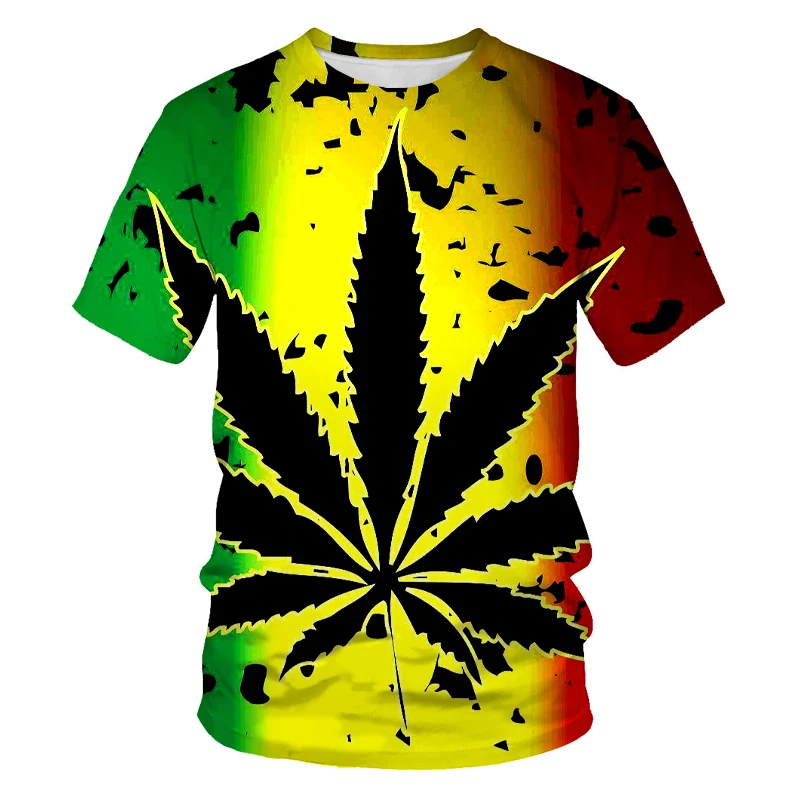 

2022 Summer Fashion 3D Flowers Birds Plants Print T-shirt Men Women T-shirt