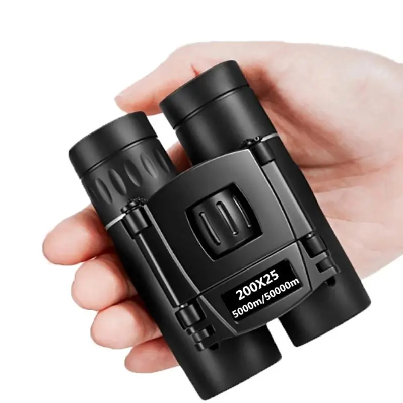 

200X25 Mini Binoculars Telescope HD 5000m/50000m Long Distance Eyepiece Focusing Outdoor Bird Watching Climbing Hunting Travel