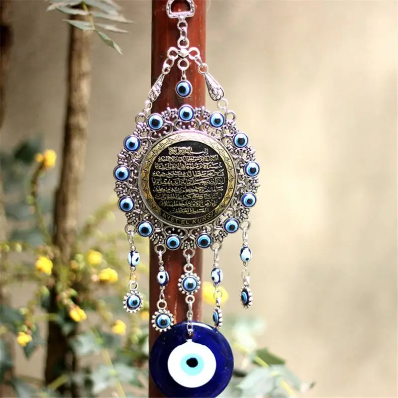 

Turkish Blue Eyed Devil's Eye Blue Wall Decoration Lucky Charm Wall Hanging Nordic Ornament