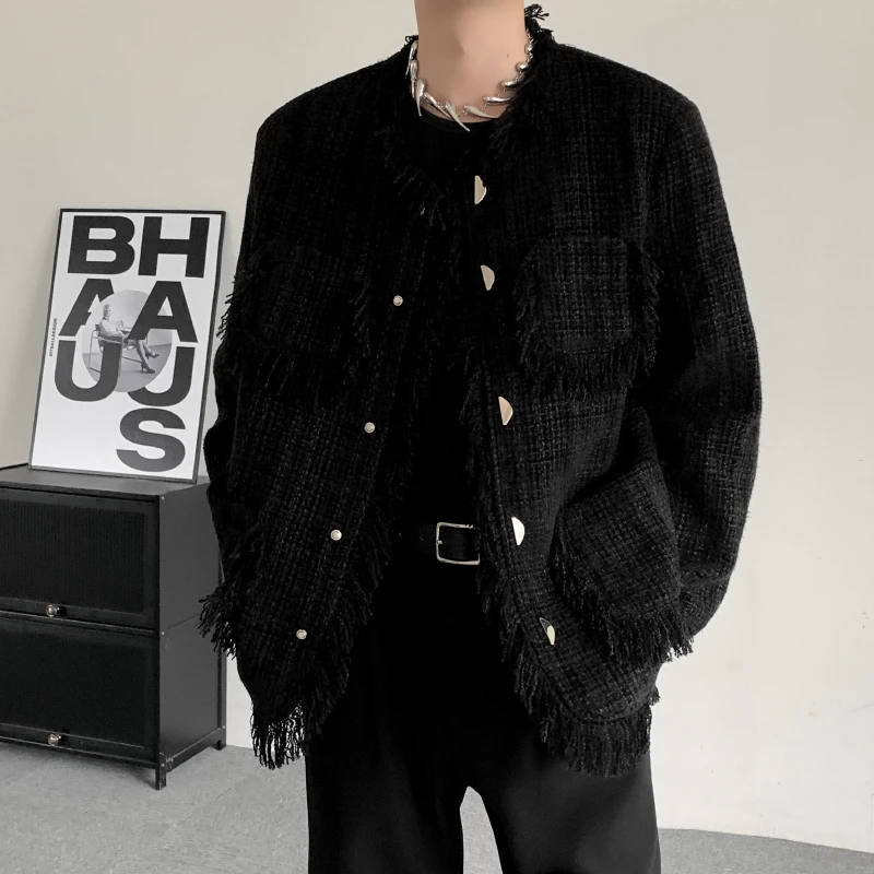 [OIMG] Осень 2024 маленькая подплечница Yamamoto с бахромой в ароматном стиле мужская