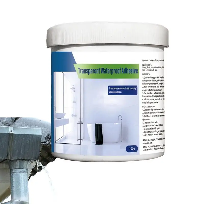 

Waterproof Sealant Agent Transparent Glue Toilet Anti-Leak Nano Glue Roof Repair Broken Agent Sealant Leak-trapping Repair Tools