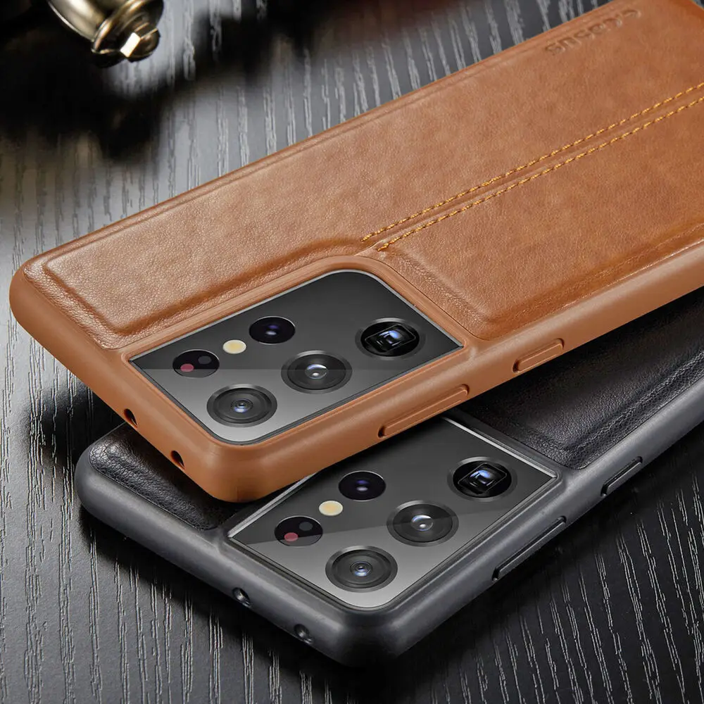 

Slim luxury leather back cover ultra-thin protective case for Samsung Galaxy A51 A51 A71 A72
