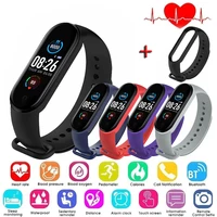 sport smart digital watch for women men compatible bluetooth call reminder message push with heart rate monitor fitness band