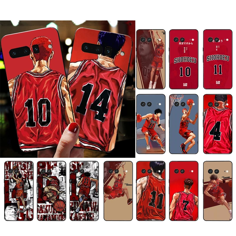 

Phone Case for Google Pixel 7a 7 Pro 7 6A 6 Pro 5A 4A 3A Pixel 4 XL Pixel 5 6 4 3 XL 3A XL 2 XL Slam Dunk Sakuragi Hanamichi