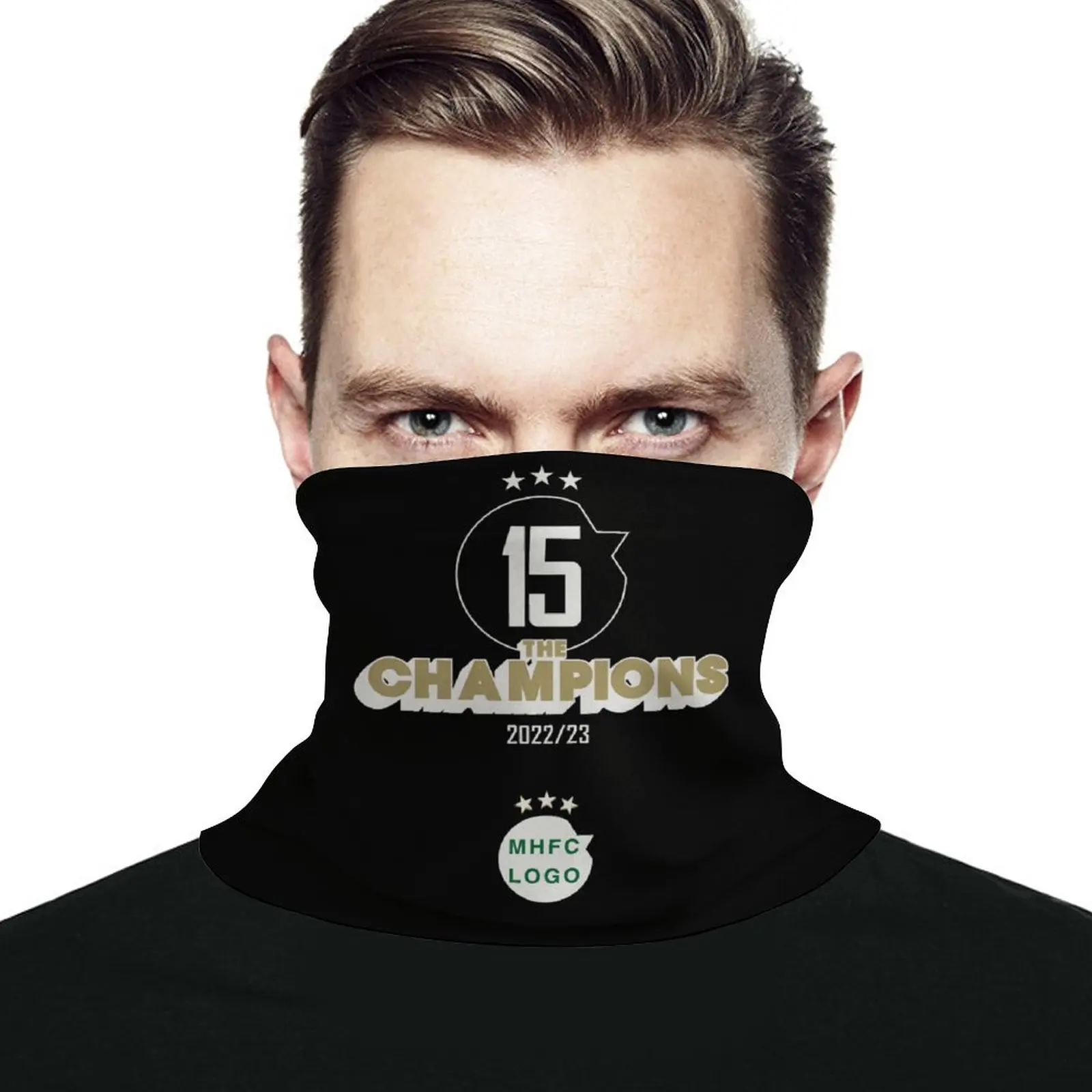 

Маска для лица Fujin MHFC Champion бесшовная, головной убор с тюрбаном, теплая многофункциональная уличная маска для шеи