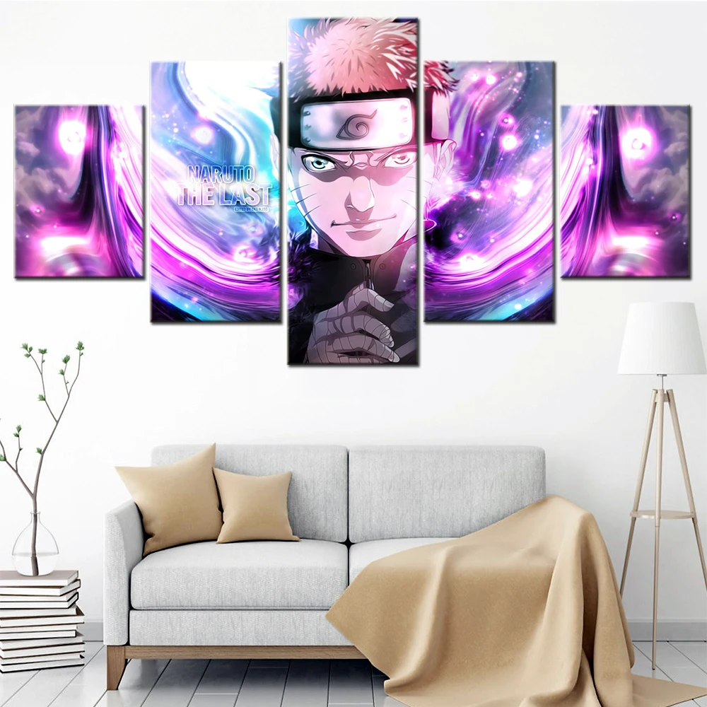 

Abstract Canvas Painting Print Modern Wall Art Picture For Living Room Bedroom Home Decor 5 Pieces Anime Ninja Warrior Posters