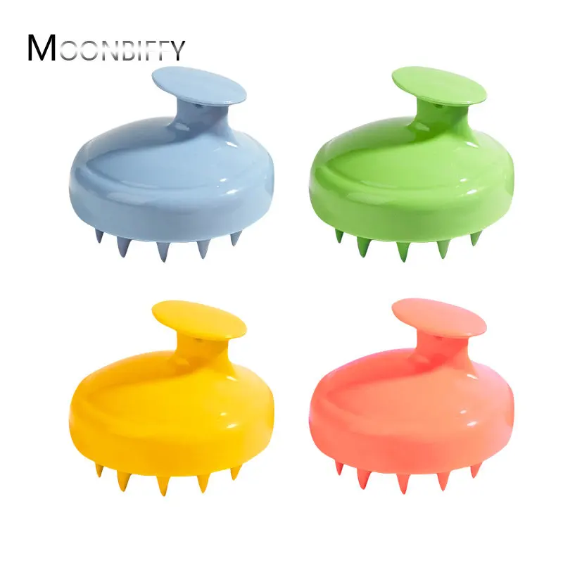 

Soft Silicone Scalp Massage Brush Hair Head Cleaning Shampoo Brush Massage Comb Household Bath Spa Tool Cepillo Para Cabello