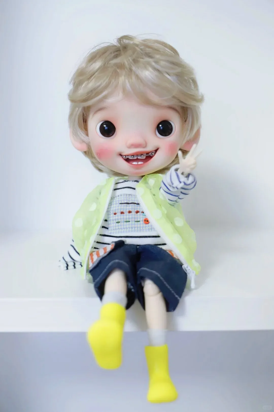 Фото Новая кукла BJD 1/6 - полноразмерная кукла-дуду Сяоцзе с большой головой, из полимерной смолы, для самостоятельной макияжировки, модель игрушки, несколько вариантов в наличии. №2