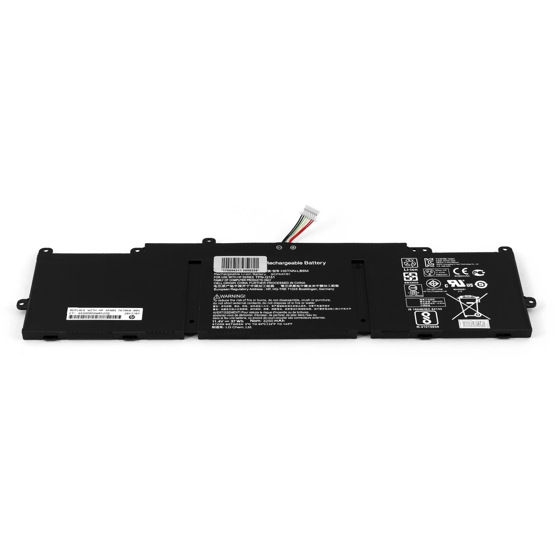 Аккумулятор (батарея) для ноутбука HP Pavilion 11-e000. 11.4V 3250mAh PN: F3B95AA ORIGINAL | Электроника