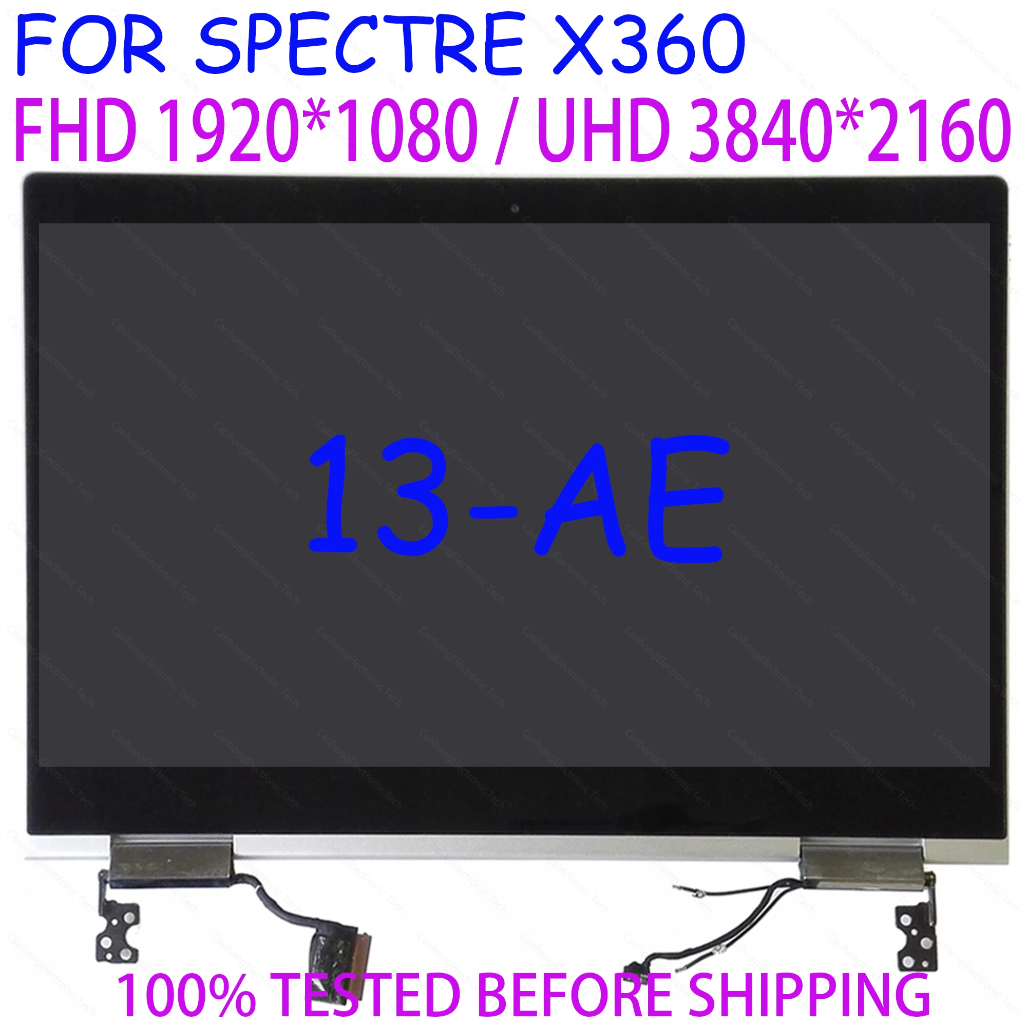 ЖК-дисплей 13 3 дюйма для HP Spectre X360 13-ae Series FHD UHD 4K сенсорный экран с дигитайзером в