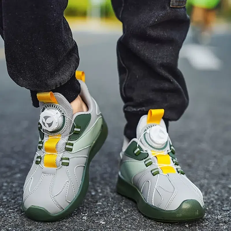 Kids Ultralight Breathable Sneakers With Chic Design For Outdoor Tennis Running Walking