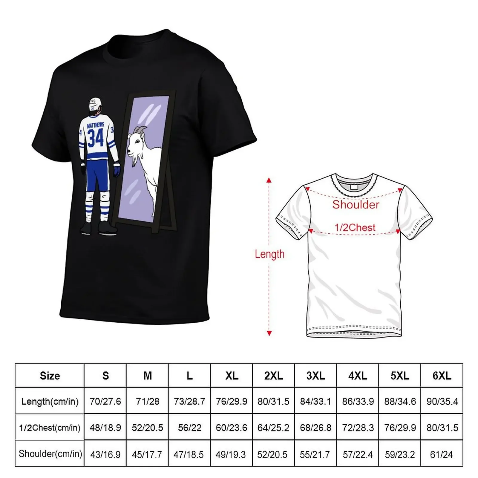 Auston Matthews Mirror GOAT Tri-blend футболка корейская мода винтажная одежда винтажные