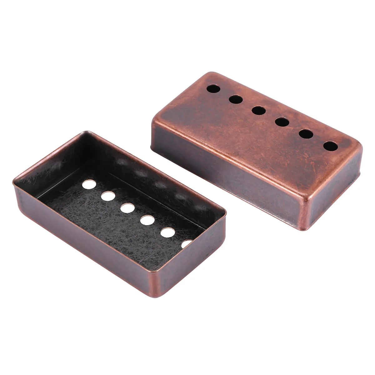 

2 Pcs BRONZE Humbucker Pickup Covers for Electric Guitar Neck Bridge Accessories