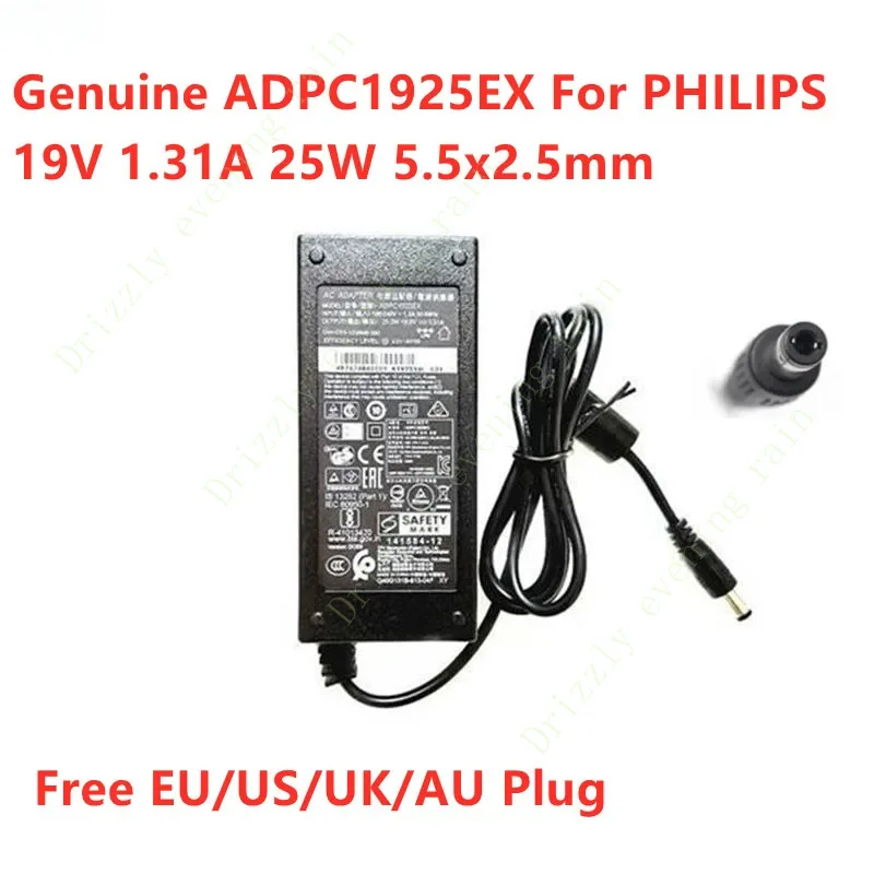 Genuine for adpc1925ex 19v 1.31a 25W adpc1925 STK025-19131T AC adapter Philips AOC e2280wn 215lm00058 monitor power charger