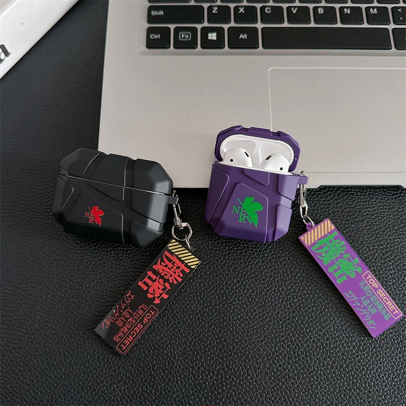 Фото Защитный чехол Neon Genesis Evangelion Meteorite Airpods 4-го поколения, подходит для чехла Bluetooth-гарнитуры Pro2 3-го поколения №2