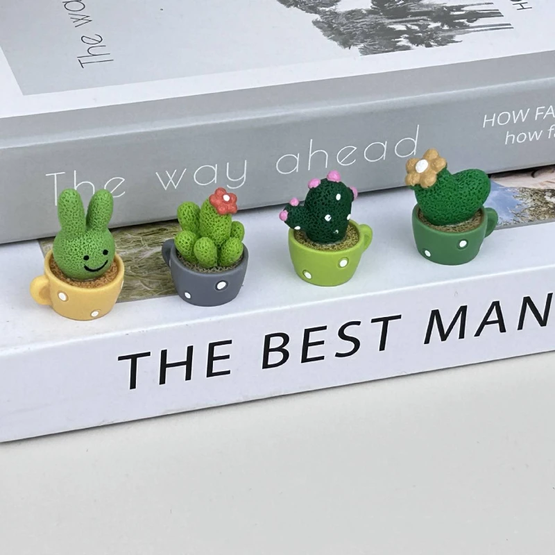 1 шт./4 шт. миниатюрный кактус из смолы