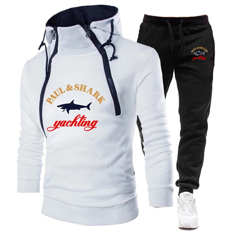 

Мужской спортивный костюм с капюшоном и брюками для бега