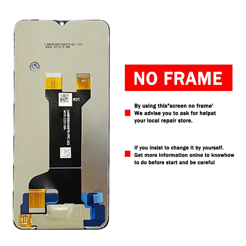 Фото 6,6-дюймовый IPS ЖК-дисплей для ZTE Nubia Neo 5G, ЖК-экран, сенсорная панель, дигитайзер, дисплей 8150N с рамкой №3