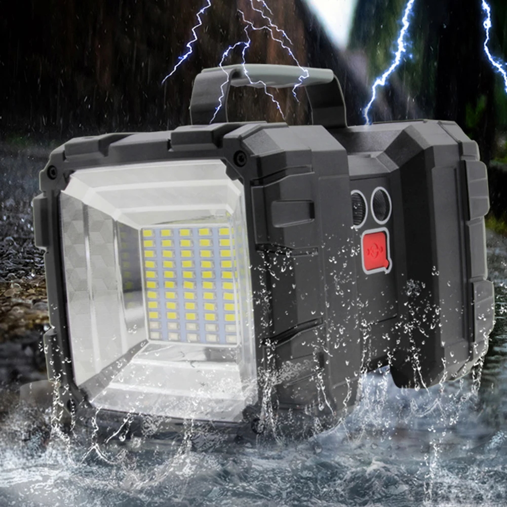 

Double Head Searchlight USB Rechargeable LED Work Spotlight Outdoor Lighting Floodling Light for Camping Emergency Night Working