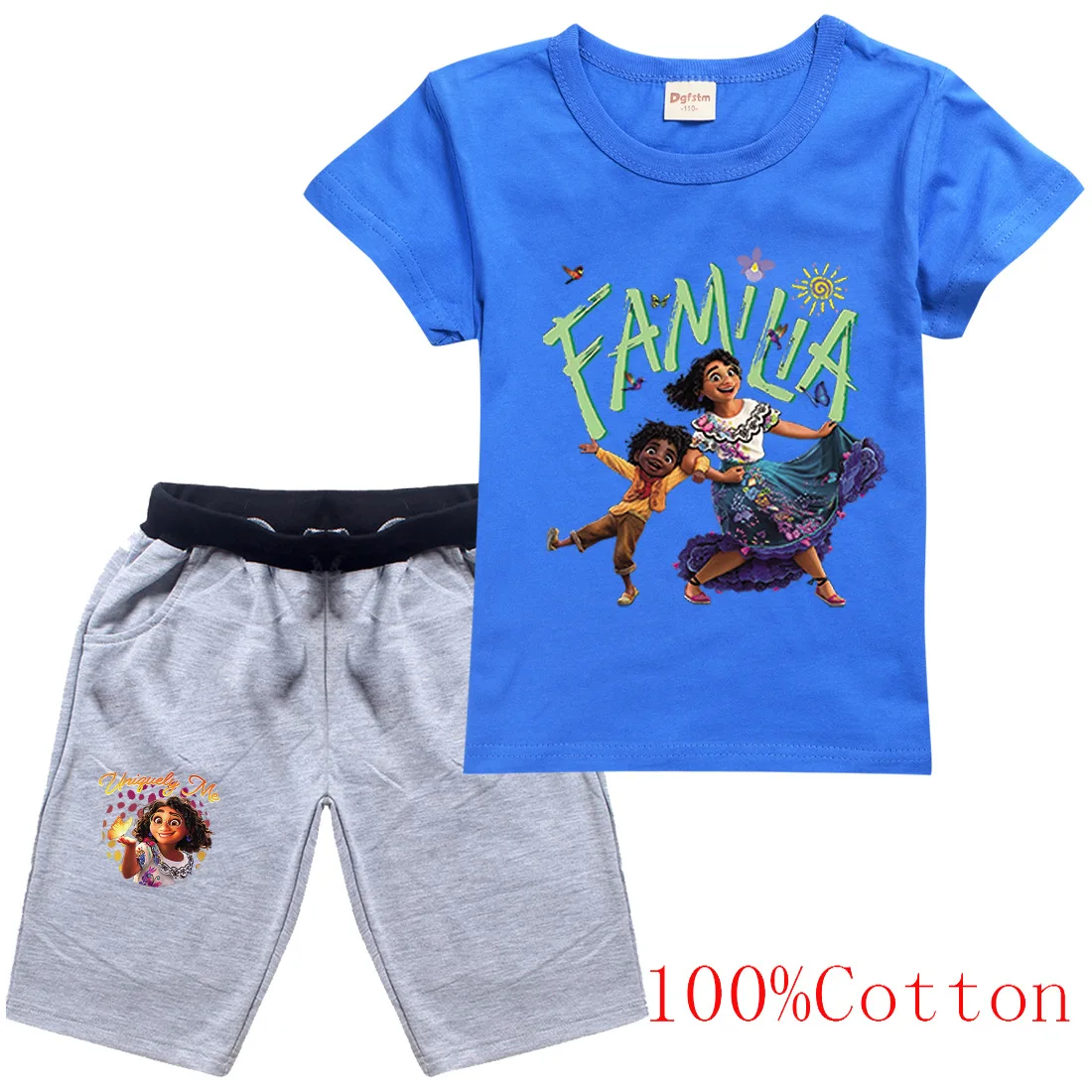 

Mirabel Charm Costume Kids Summer Clothing Sets Toddler Girls Short Sleeves Cotton T-shirt+shorts 2Pcs Sets Baby Boys Tracksuit