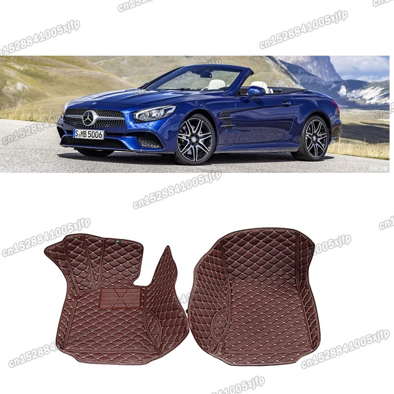 

Кожаные автомобильные коврики для Mercedes Benz sl class 400 450 500 550 2013 2014 2016 2017 2018 2019 аксессуары для интерьера